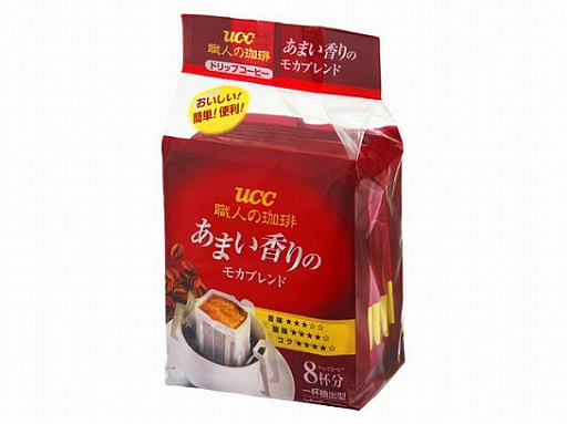 картинка Ajinomoto UCC Drip Coffee Rich Blend Кофе натуральный молотый 8 дрип-пакетов х 7 гр от интернет магазина