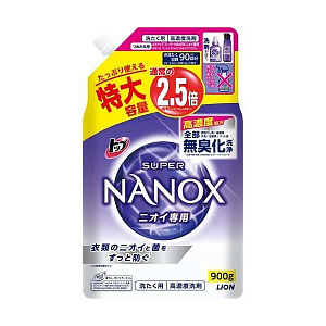 Жидкое средство для  стирки "TOP" Super NANOX с антибактериальным эффектом,   МУ 900 гр